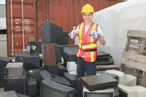 Business waste removal services in Mayfair office setting